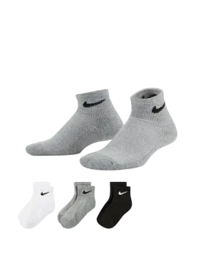 6 Pack Kids Cushioned Mesh Ankle Socks