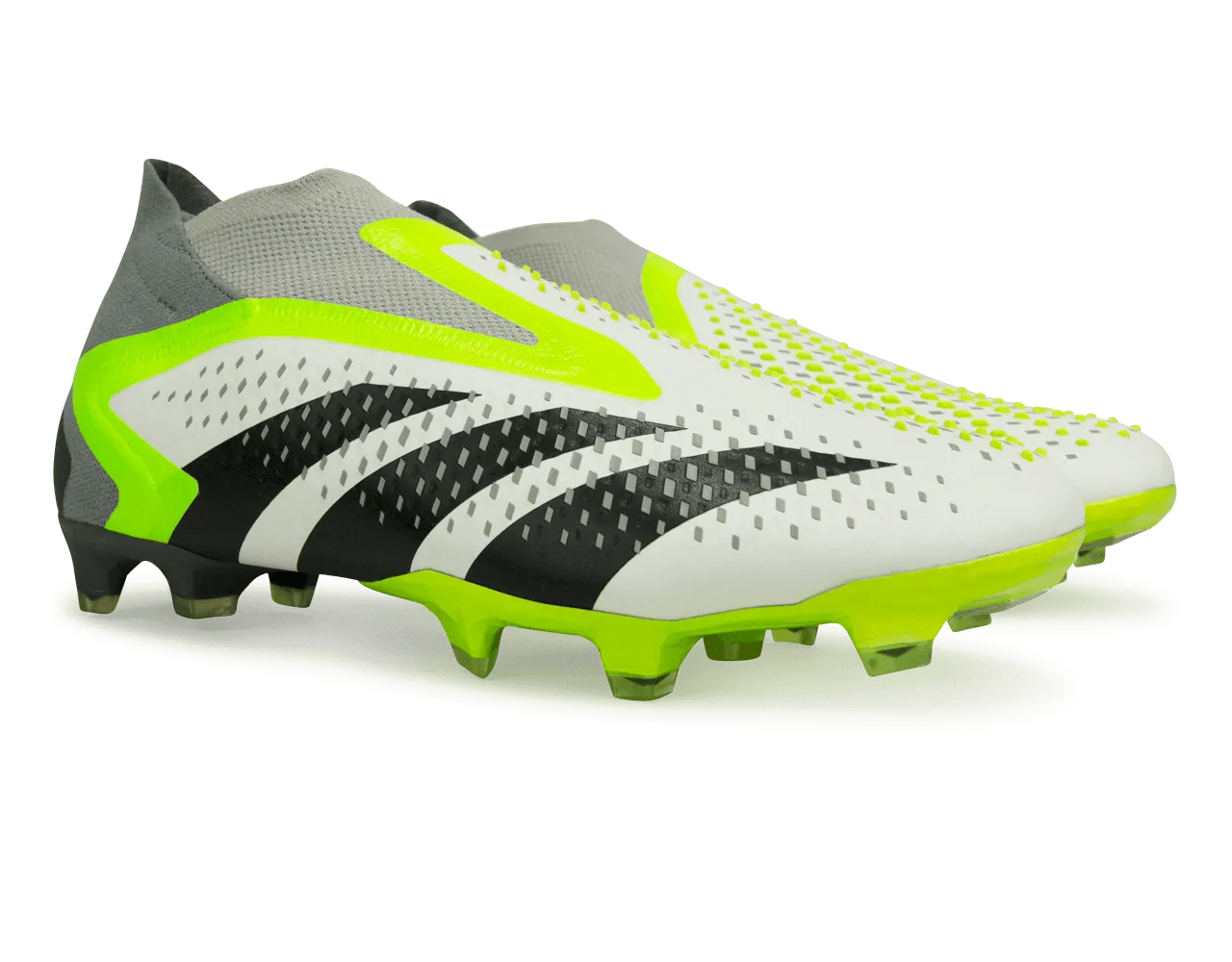 adidas Men's Predator Accuracy  FG White/Lucid Lemon