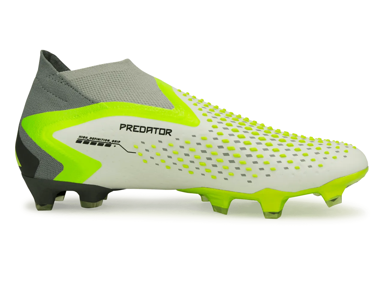 adidas Men's Predator Accuracy  FG White/Lucid Lemon