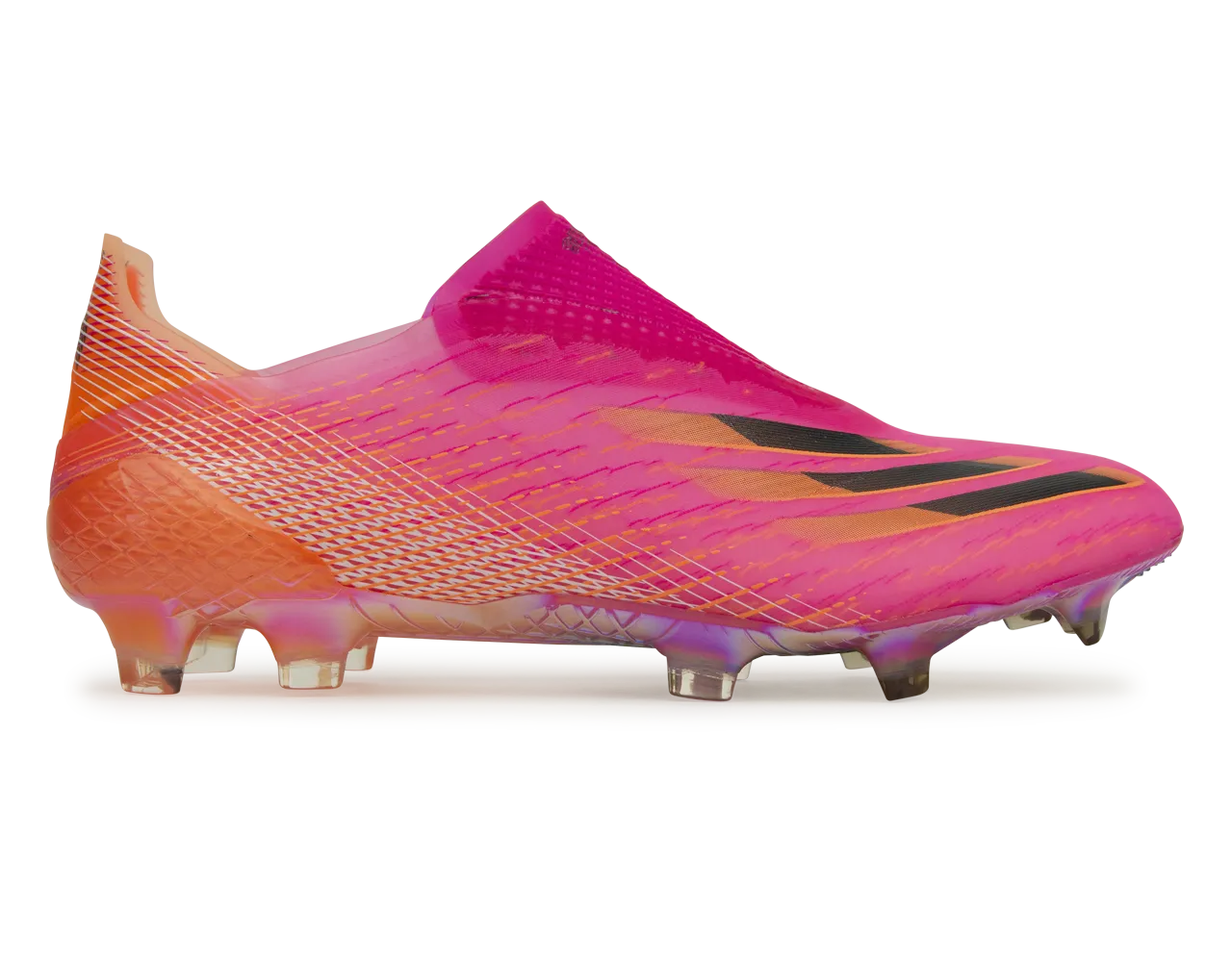 adidas Men's X Ghosted  FG Pink/Orange