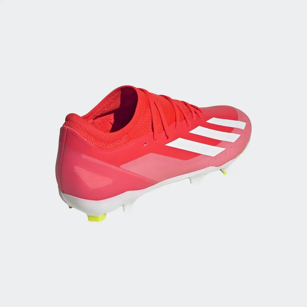 Adidas X Crazyfast League FG Football Boots (Solar Red/White/Yellow)