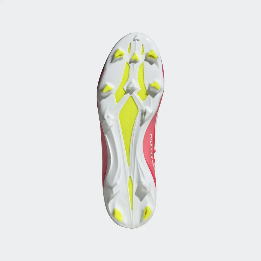 Adidas X Crazyfast League FG Football Boots (Solar Red/White/Yellow)