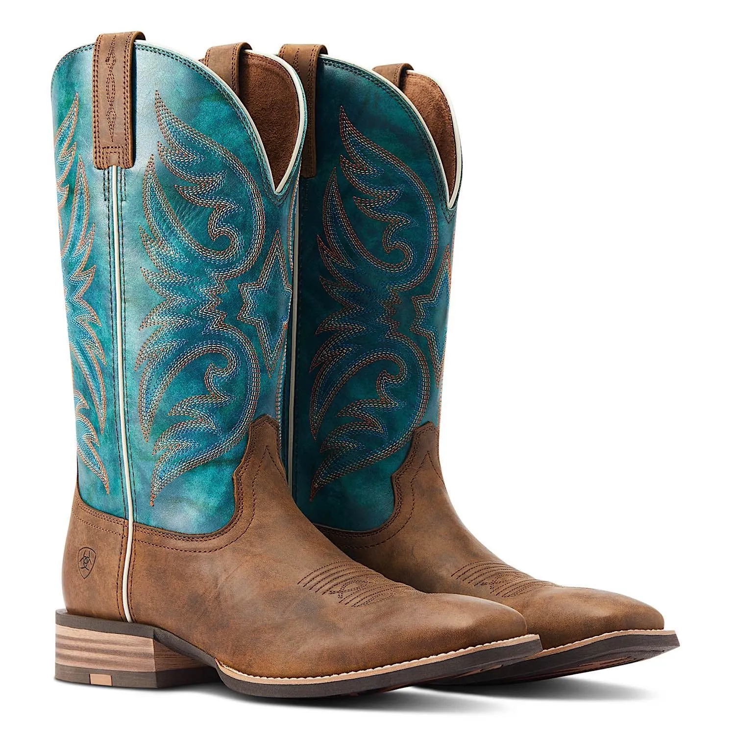 Ariat Mens Ricochet Boot Aged Tan/Mystic Teal