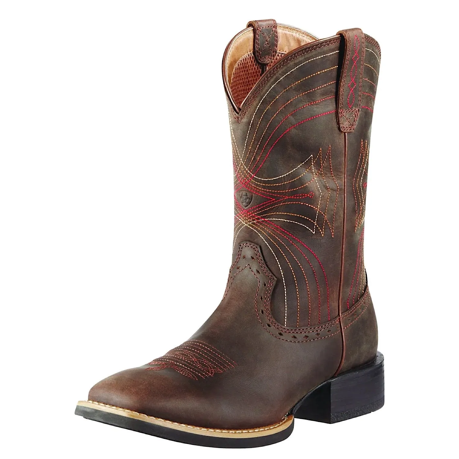 Ariat Men's Sport Wide Square Toe Distressed Brown