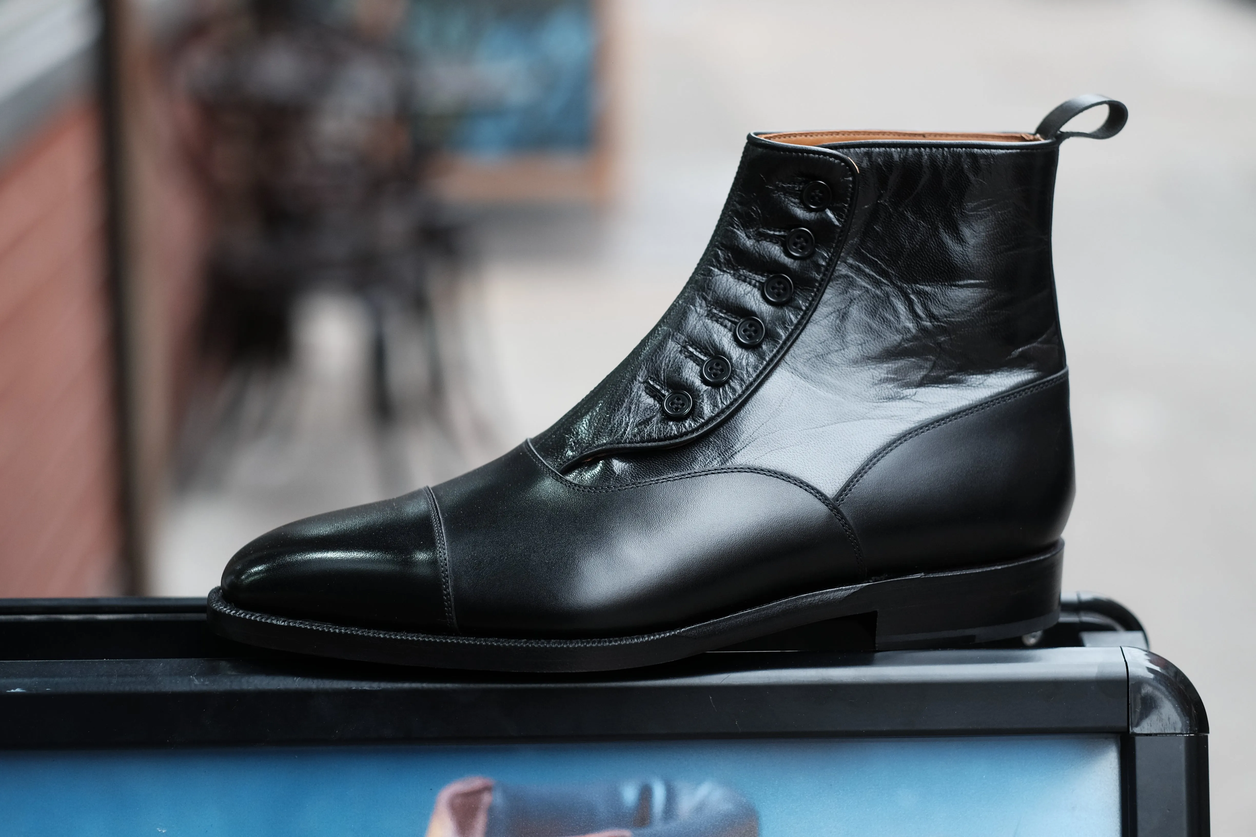 Bellevue - MTO - Black Calf / Black Soft Calf - LPB Last - Single Leather Sole