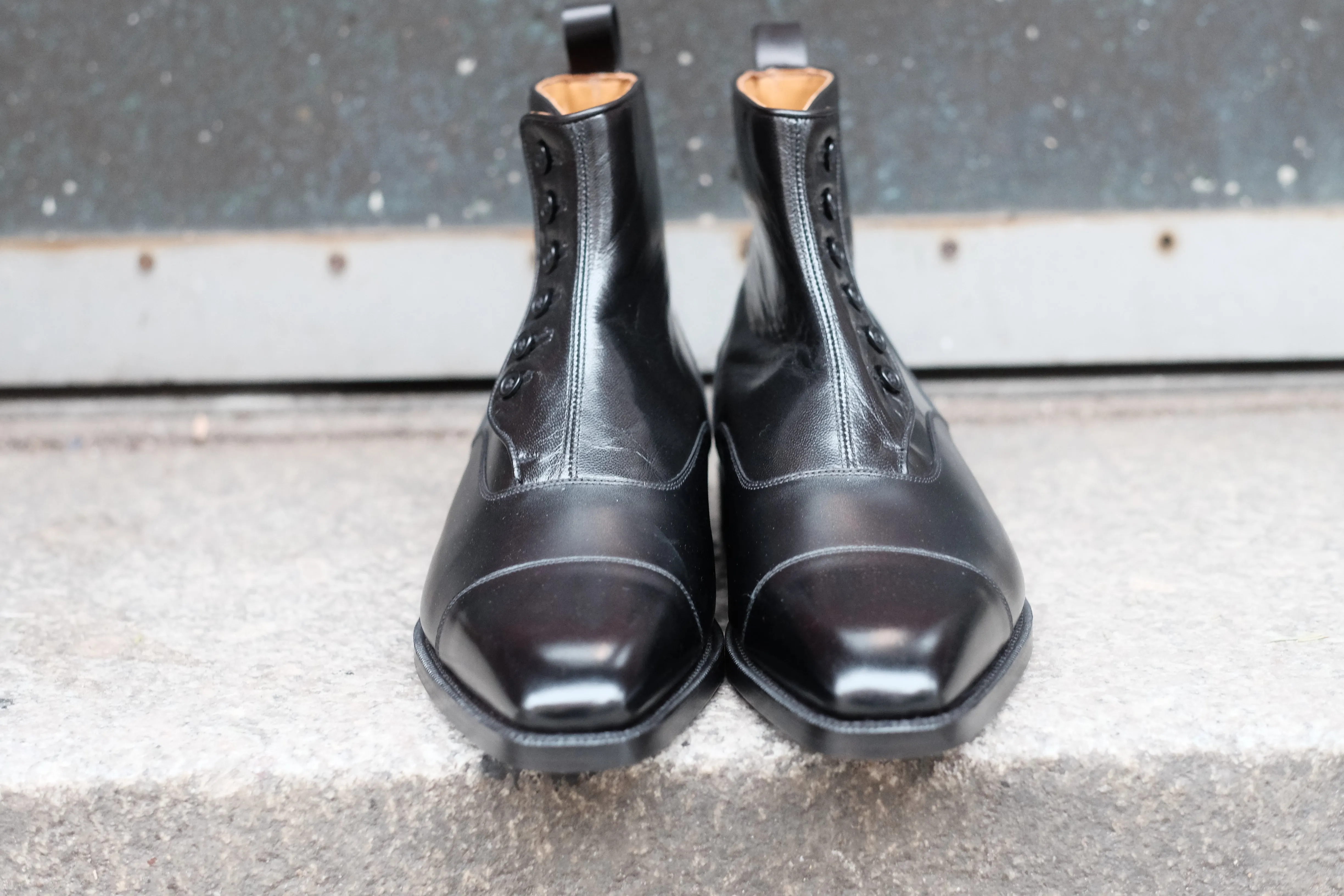 Bellevue - MTO - Black Calf / Black Soft Calf - LPB Last - Single Leather Sole