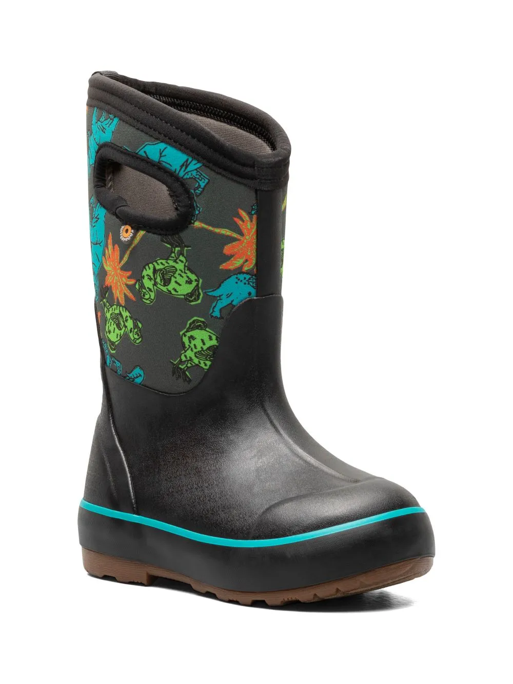 'BOGS' Kids' Classic II Dino Dodo Insulated WP Rainboots - Black Multi