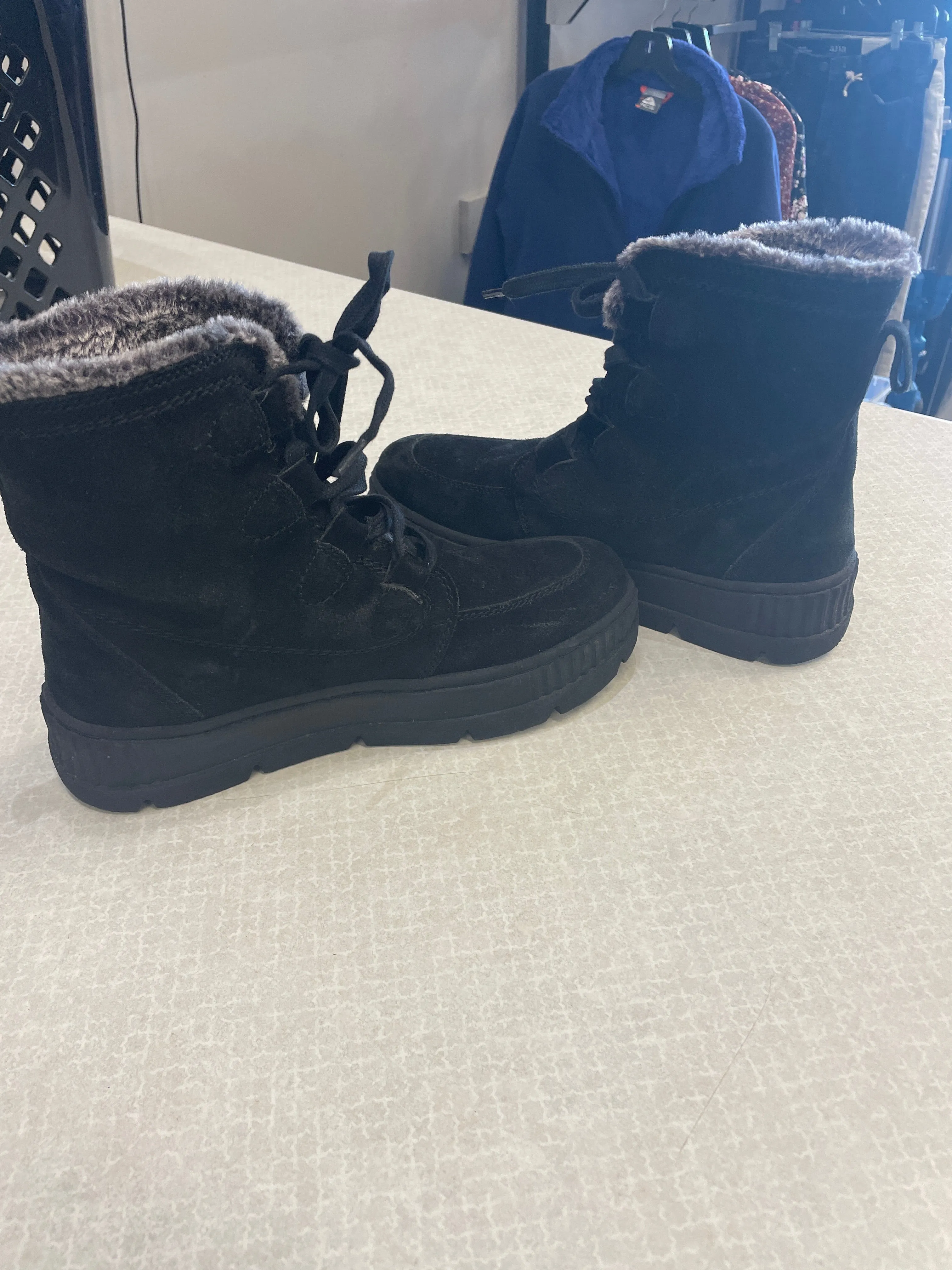 Boots Snow By Earth In Black, Size: 8