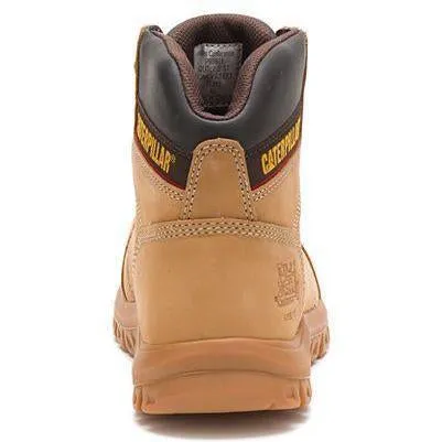 CAT Men's Outline Steel Toe Work Book - Wheat - P90801