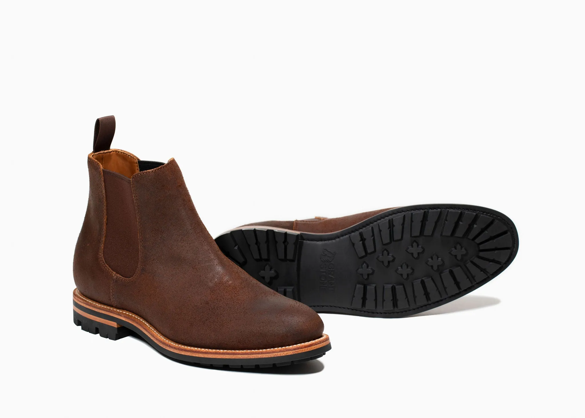 Chelsea Boot - Dark Oak Roughout