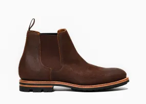 Chelsea Boot - Dark Oak Roughout