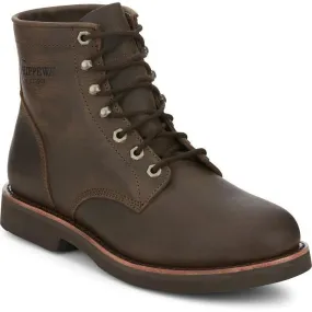 Chippewa Men's Classic  2.0 6 Lace Up Work Boot -Brown- NC2065