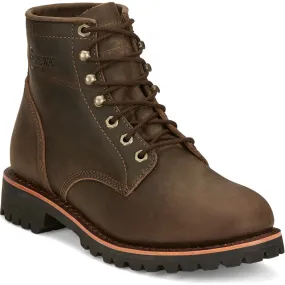 Chippewa Men's Classic 2.0 6 Plain Toe Work Boot - Brown - NC2080