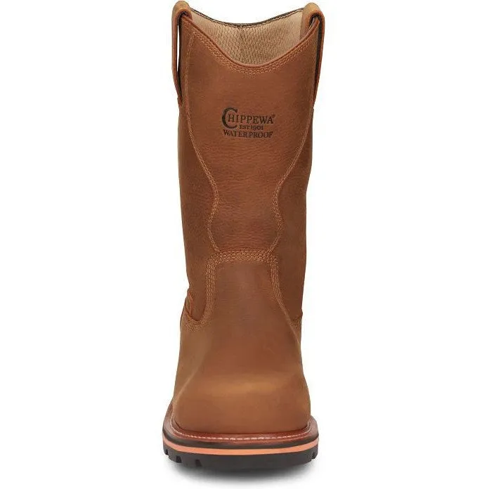 Chippewa Men's Thunderstruck 11 WP Nano Comp Toe Work Boot -Tan- TH1041