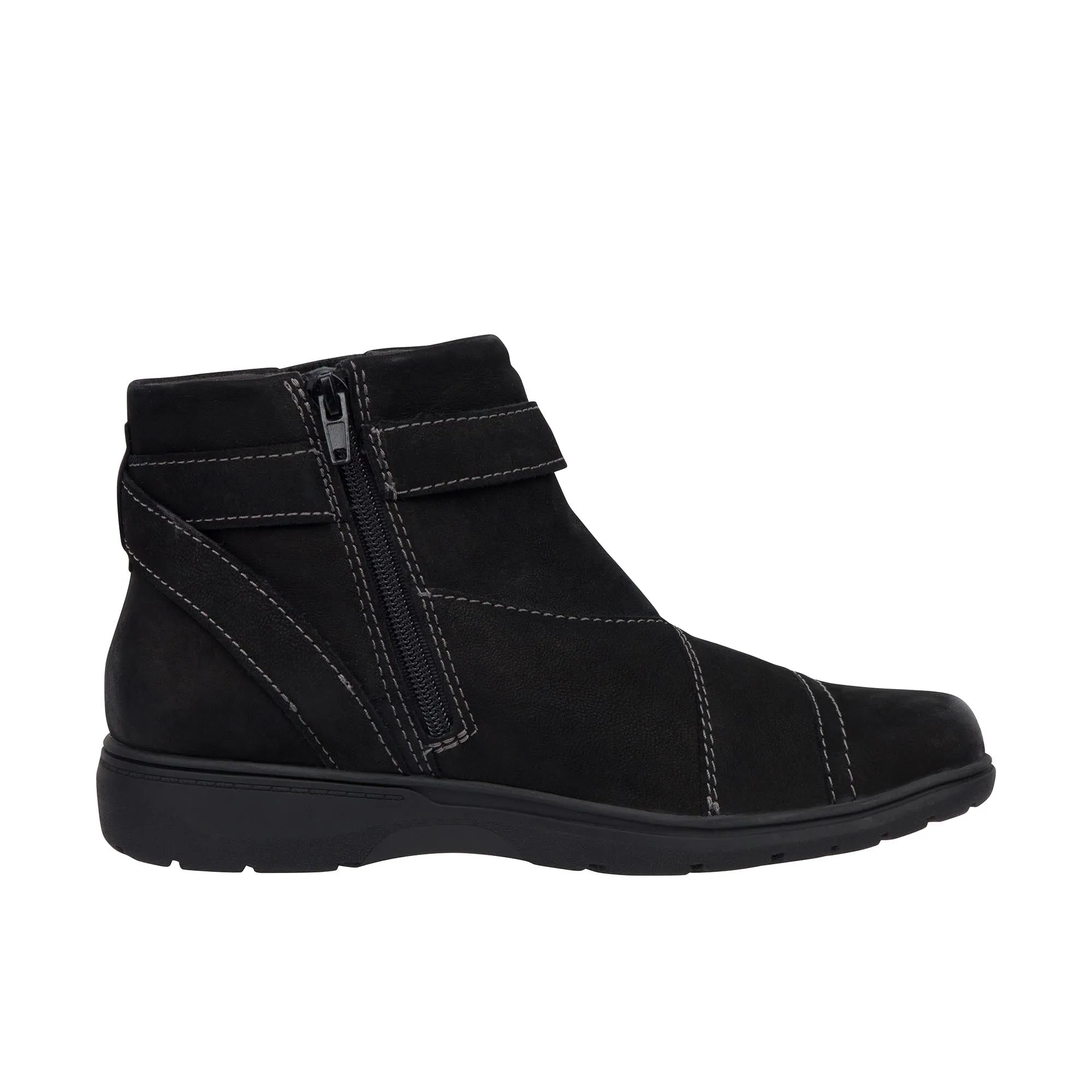 Clarks Womens Carleigh Dalia Black Nubuck