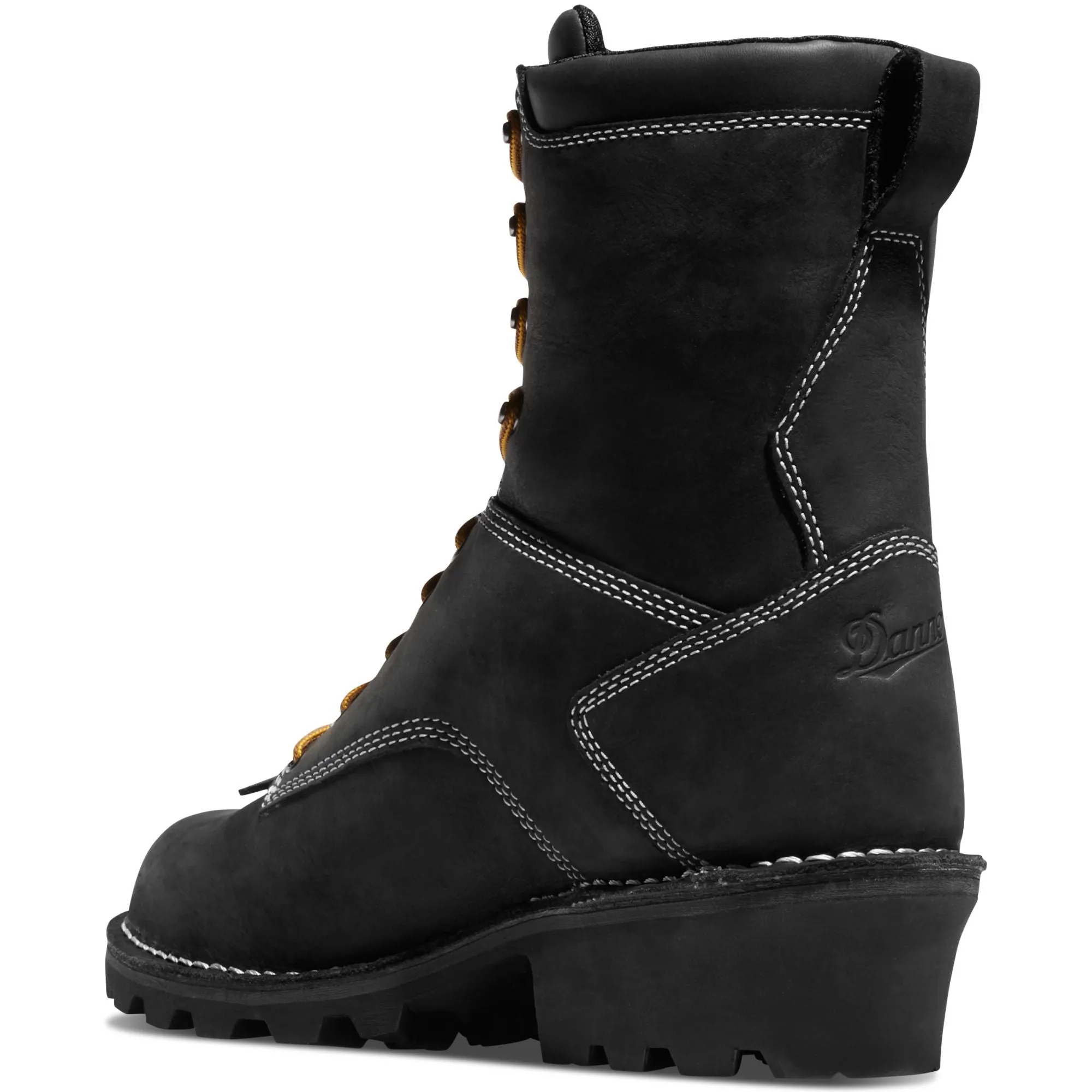 Danner Men's Logger Soft Toe WP Work Boot - Black - 15431