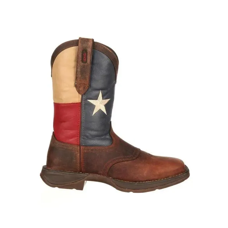 DURANGO MENS PATRIOTIC TEXAS PULL-ON WESTERN BOOT DB4446