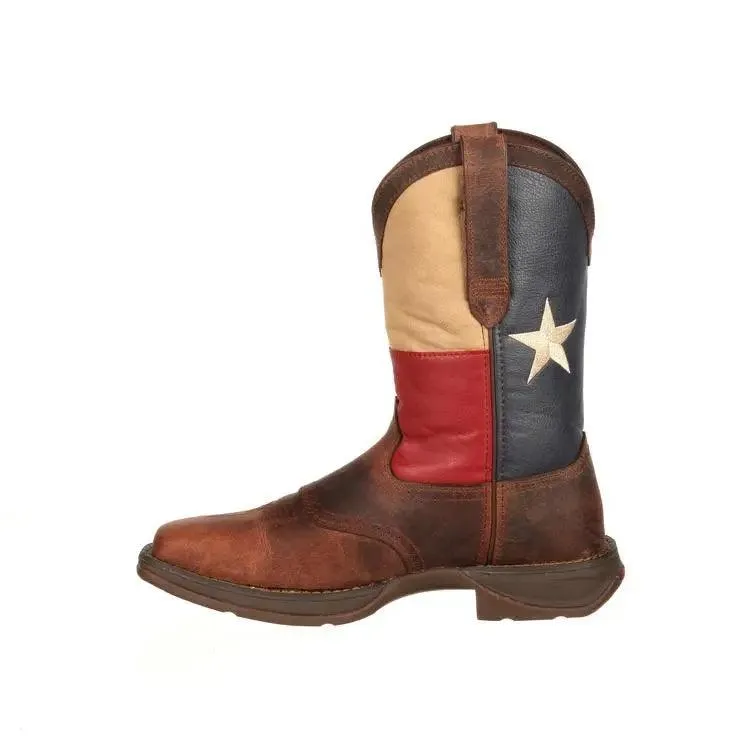 DURANGO MENS PATRIOTIC TEXAS PULL-ON WESTERN BOOT DB4446