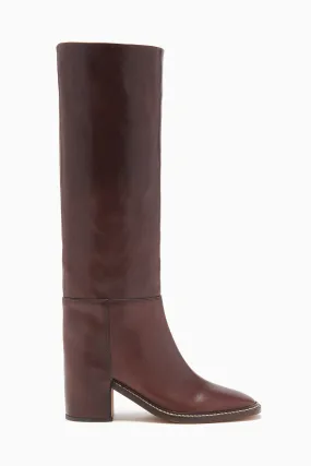 Elena Riding Boot - Chocolate