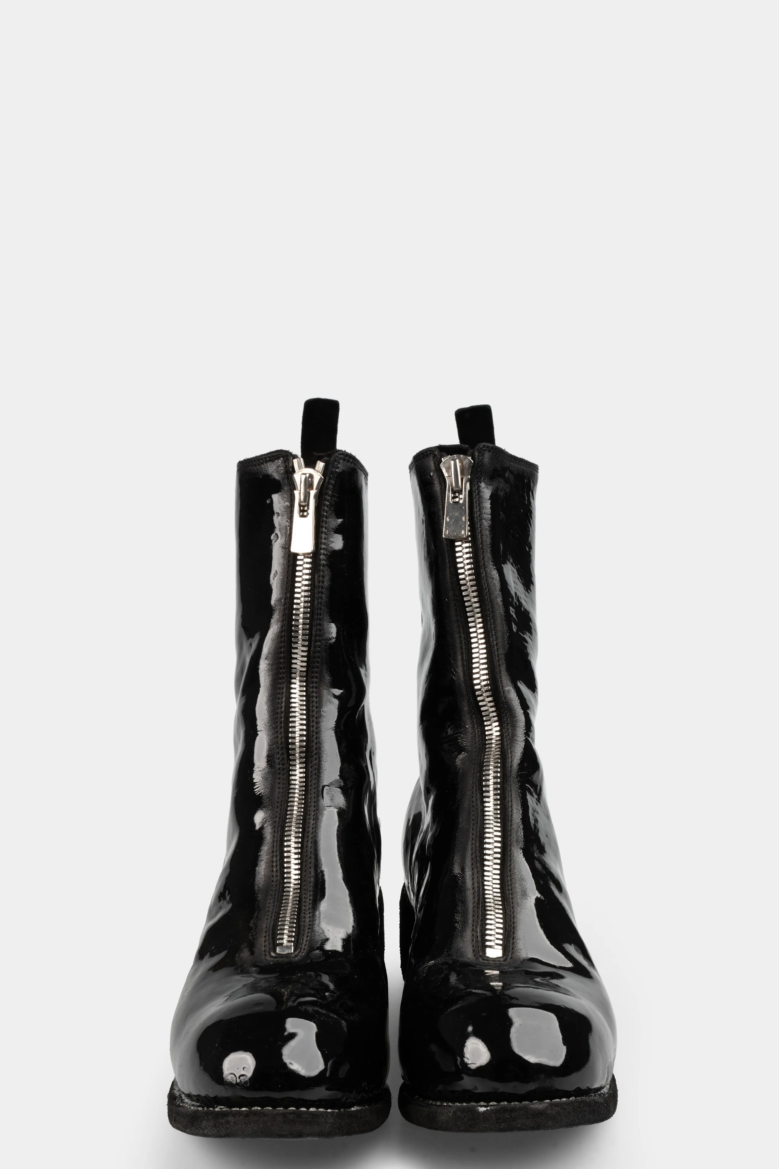 Front zip high top boots | PL2 LTXB