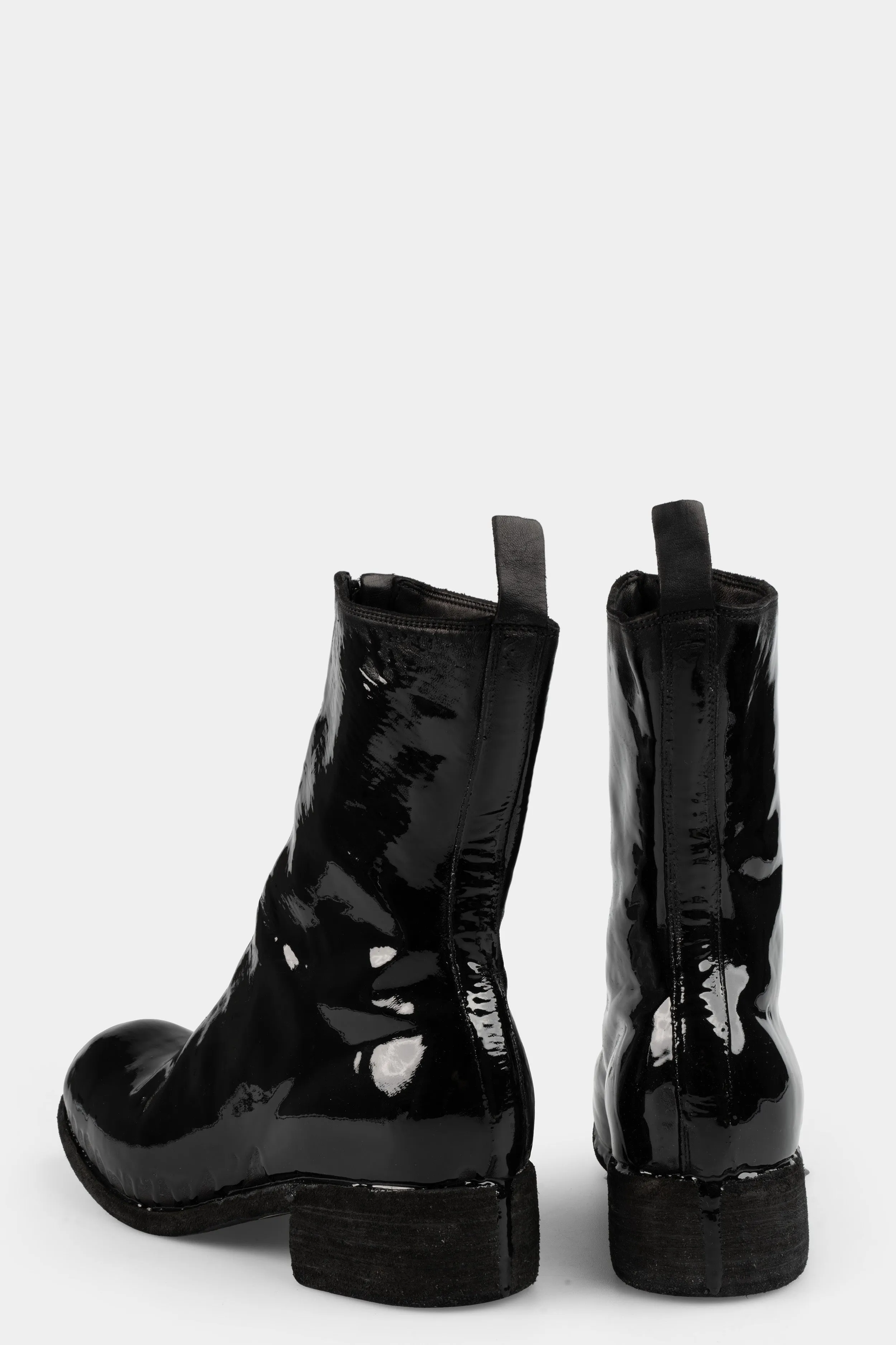 Front zip high top boots | PL2 LTXB