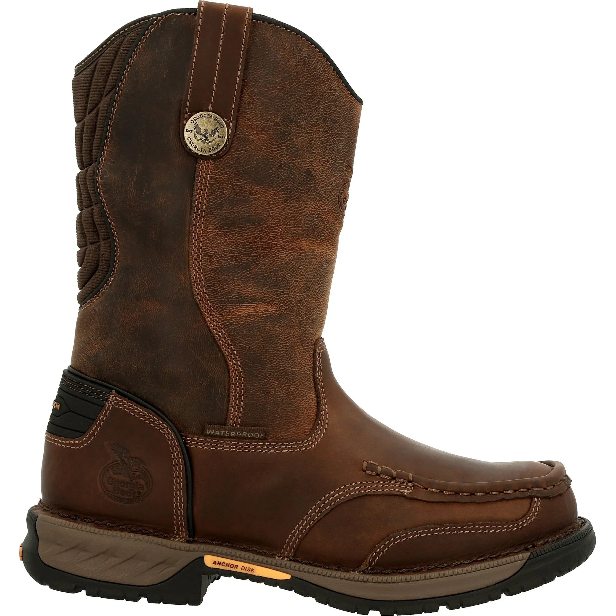 Georgia Men's Athens 360 11" Steel Toe WP Work Boot - Brown - GB00442