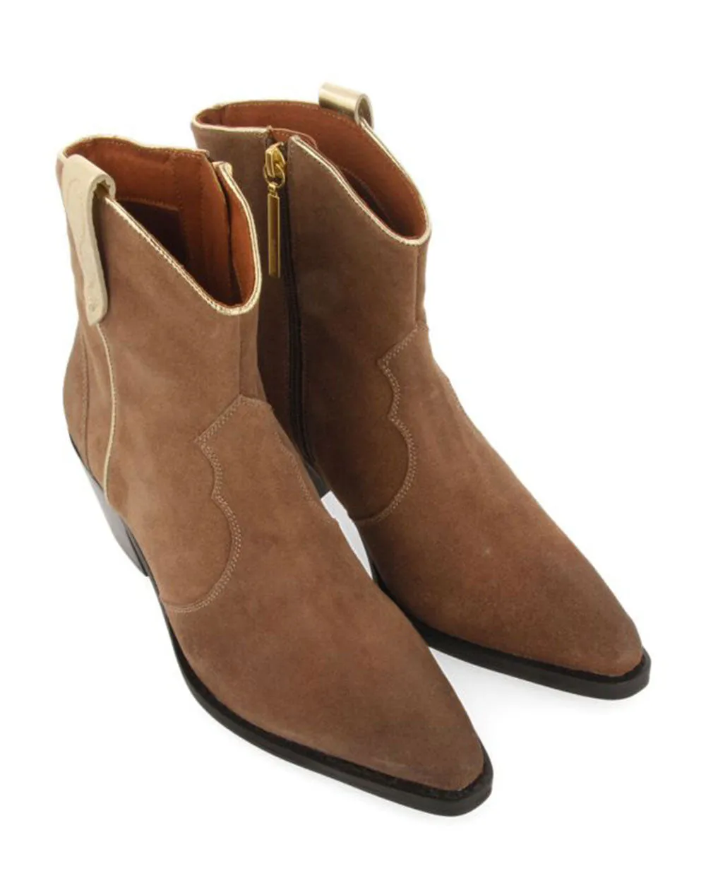 Gioseppo 70783 Airth Taupe Suede Ankle Boot