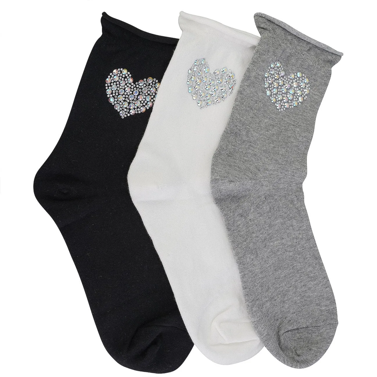 HEART CRYSTAL SOCKS