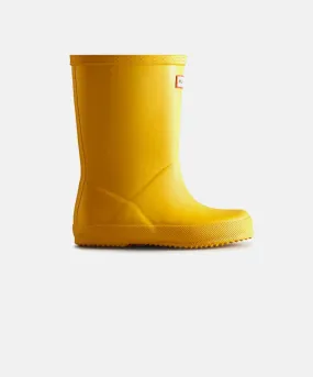 Hunter Original Kids Yellow Wellington Boots