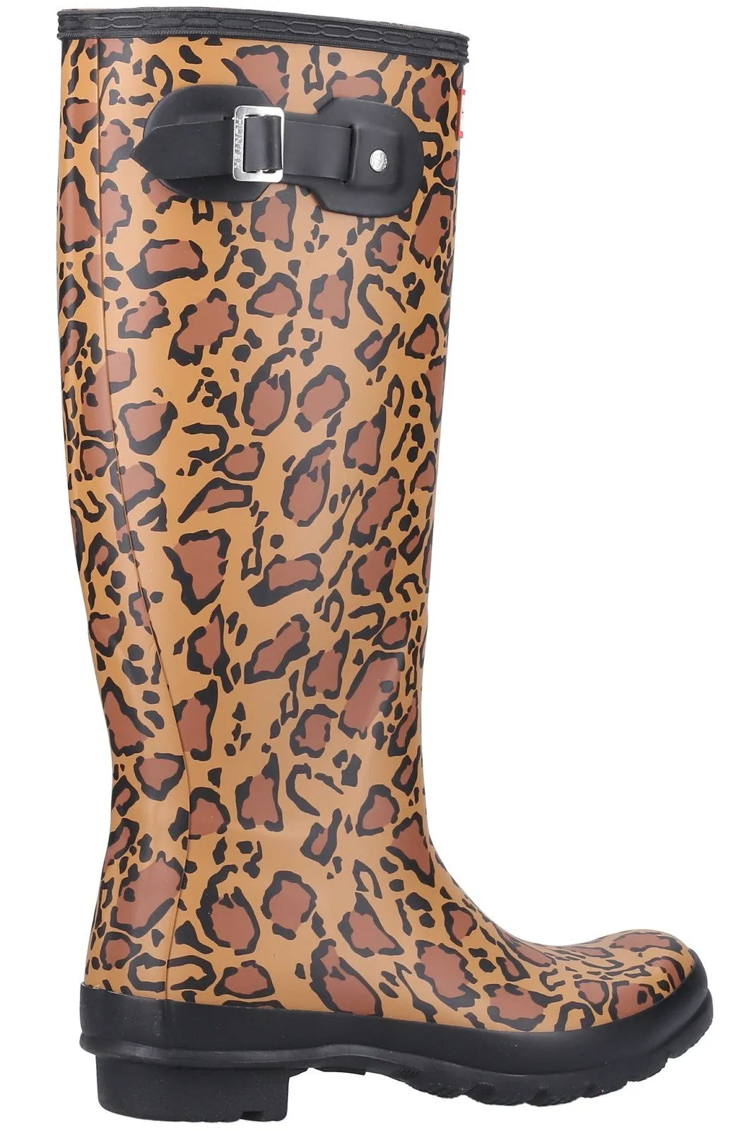 Hunter Original Tall Womens Leopard Print Wellington