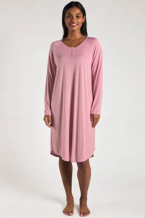 Hush Bamboo Sleep Dress - Pink