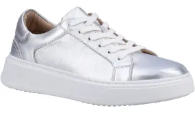 Hush Puppies Camille Womens Leather Lace Up Trainer