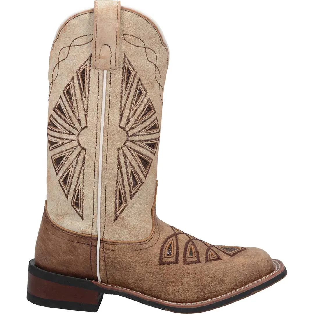 Laredo Women's Symmetrical Design Square Toe Cowgirl Boots