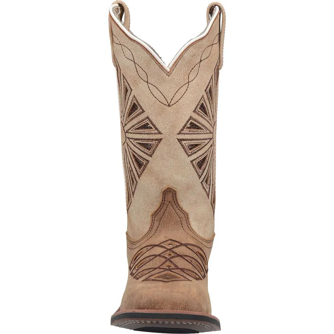 Laredo Women's Symmetrical Design Square Toe Cowgirl Boots