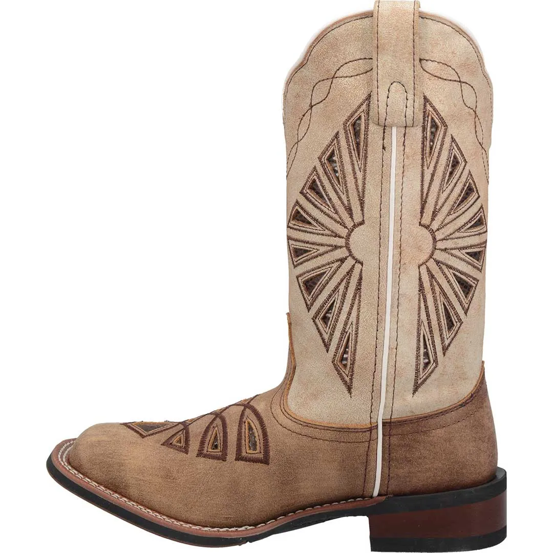 Laredo Women's Symmetrical Design Square Toe Cowgirl Boots