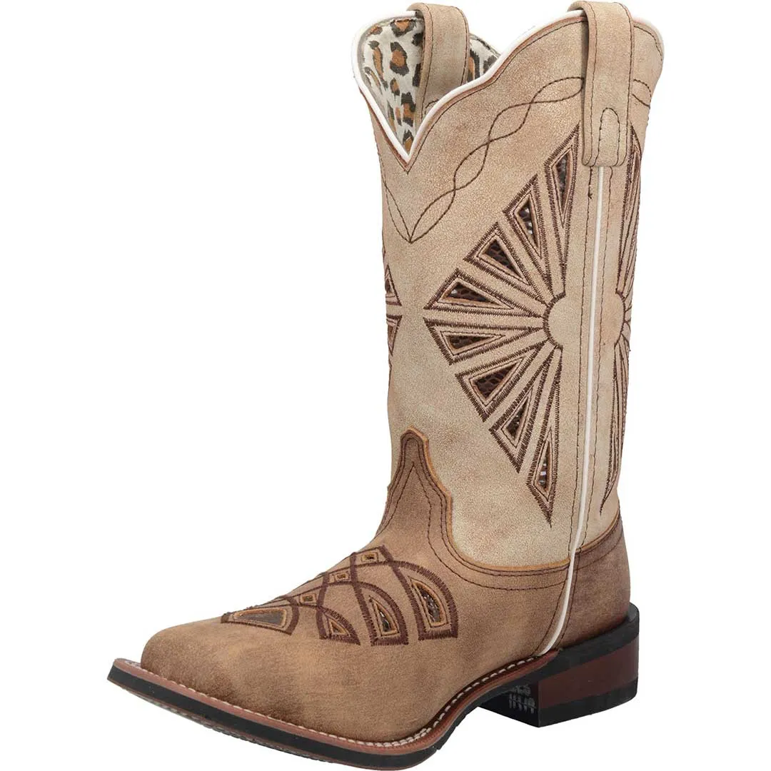 Laredo Women's Symmetrical Design Square Toe Cowgirl Boots