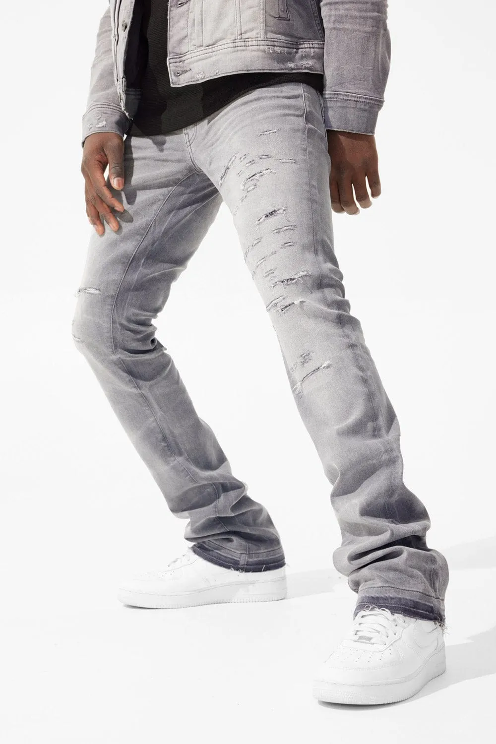 Martin Stacked - Amsterdam Denim (Monochrome)