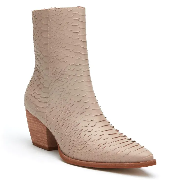 Matisse Caty Ankle Boot - Ivory Snake