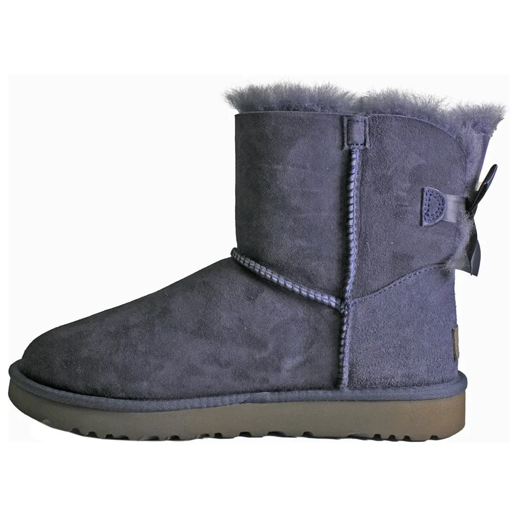 Mini Bailey Bow II Suede Sheepskin Women's Winter Boots