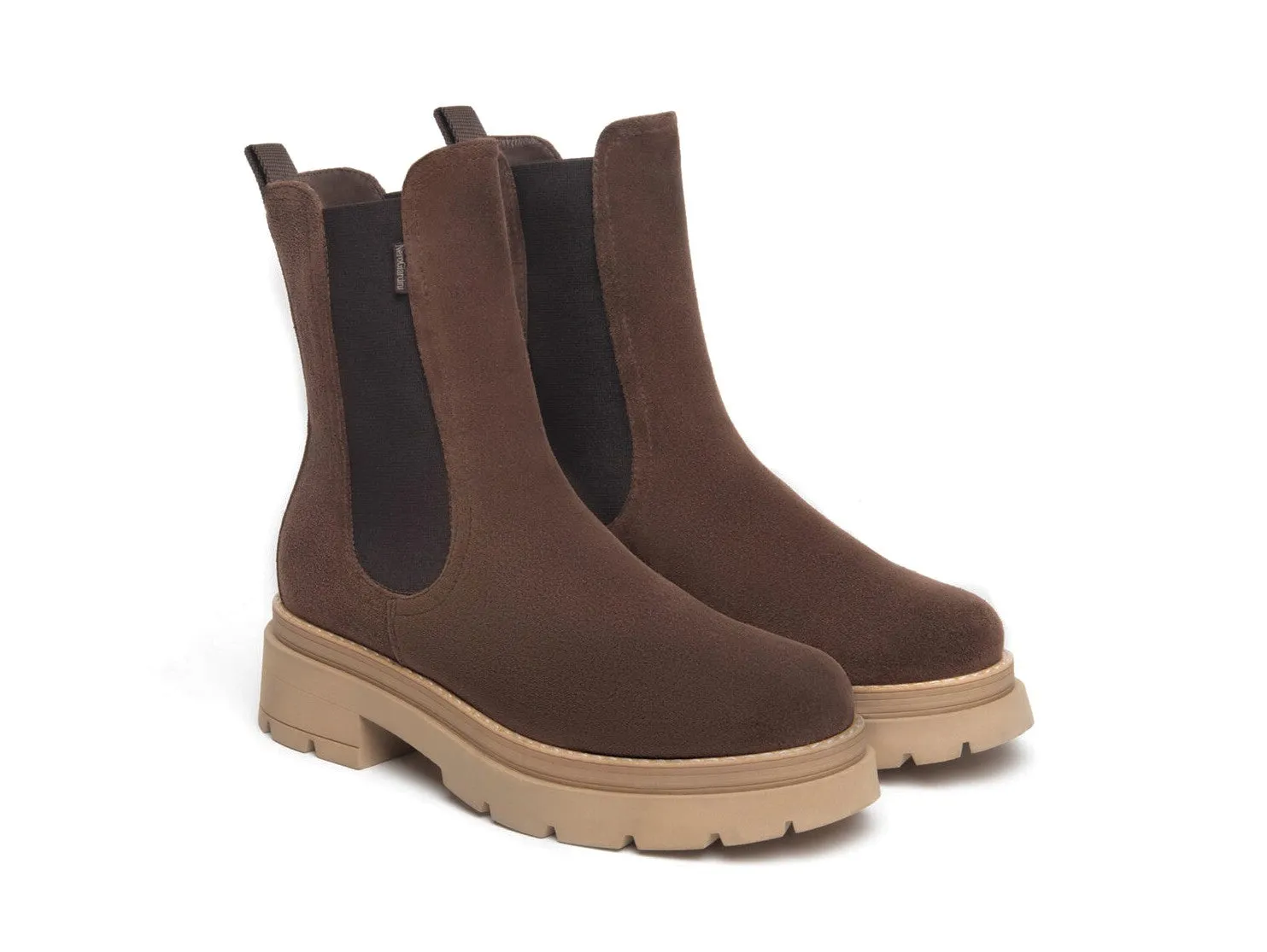 NeroGiardini Stivaletti Invernali Chelsea Boots Camoscio