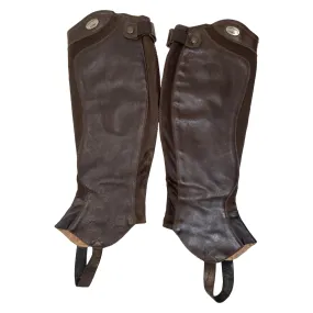 Parlanti Roma 'Wings' Half Chaps in Chocolate - Large