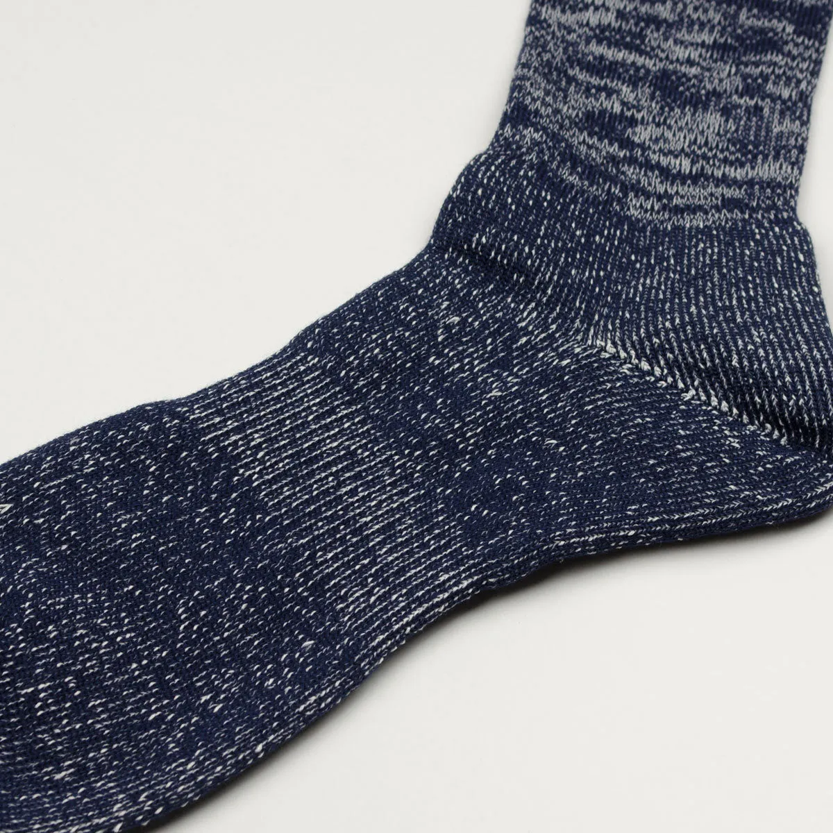 RoToTo - Washi Pile Crew Socks - Navy