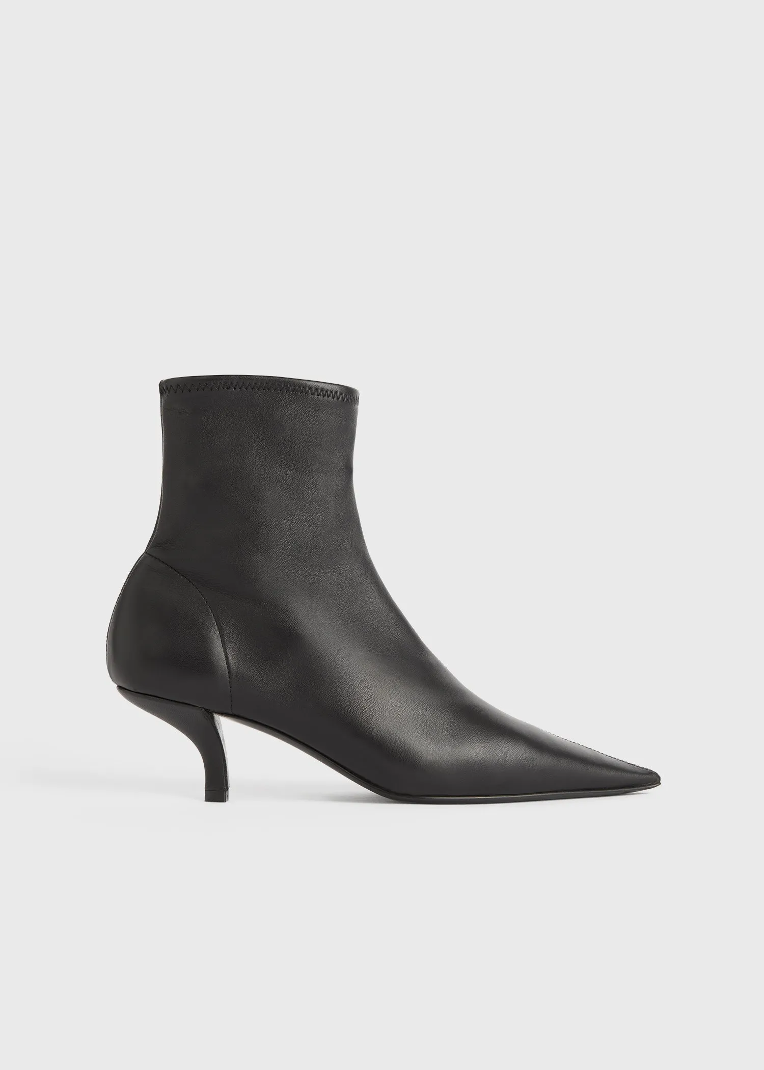 The Heeled Sock Boot black