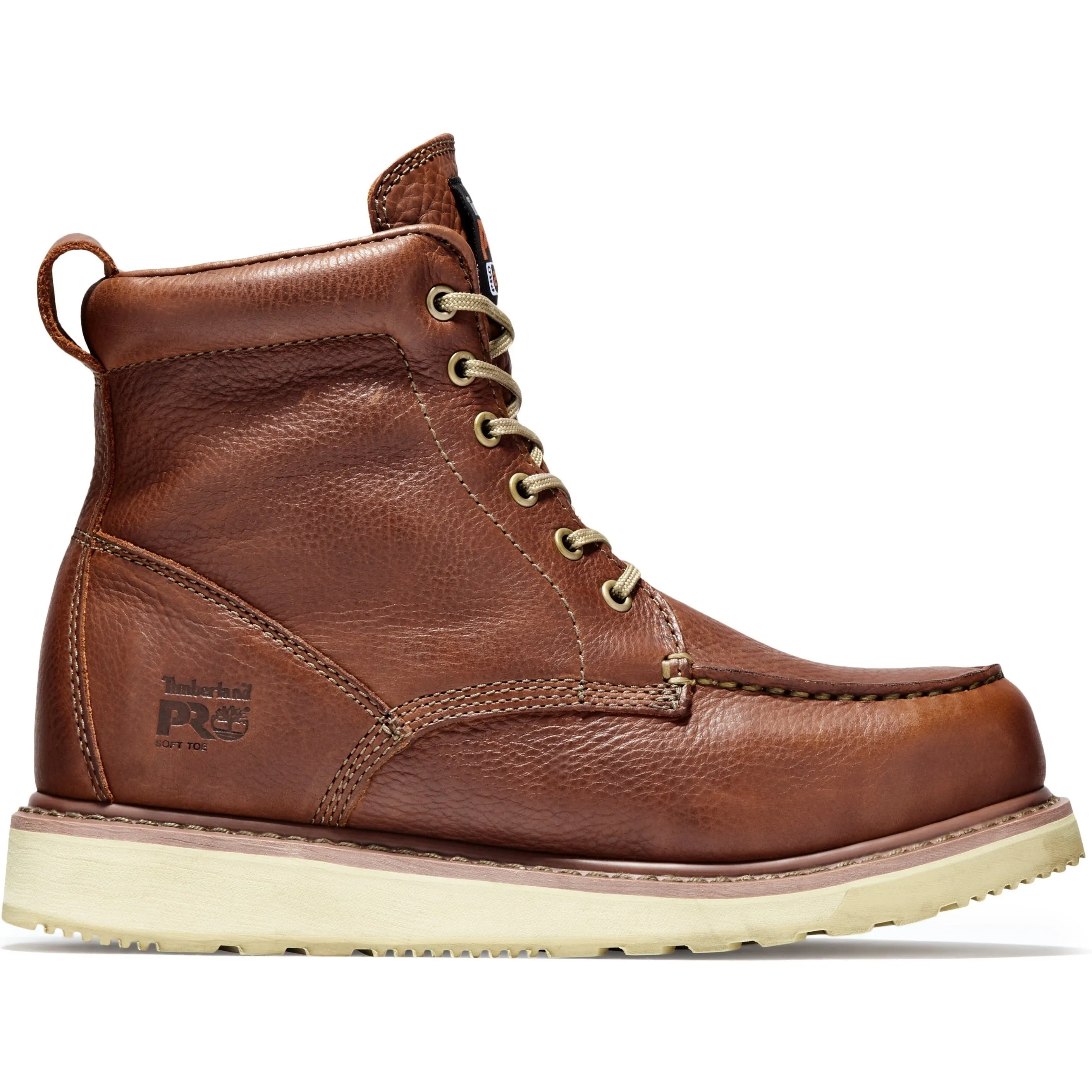 Timberland PRO Men's Wedge 6" Soft Toe Wedge Work Boot - Rust - TB153009214