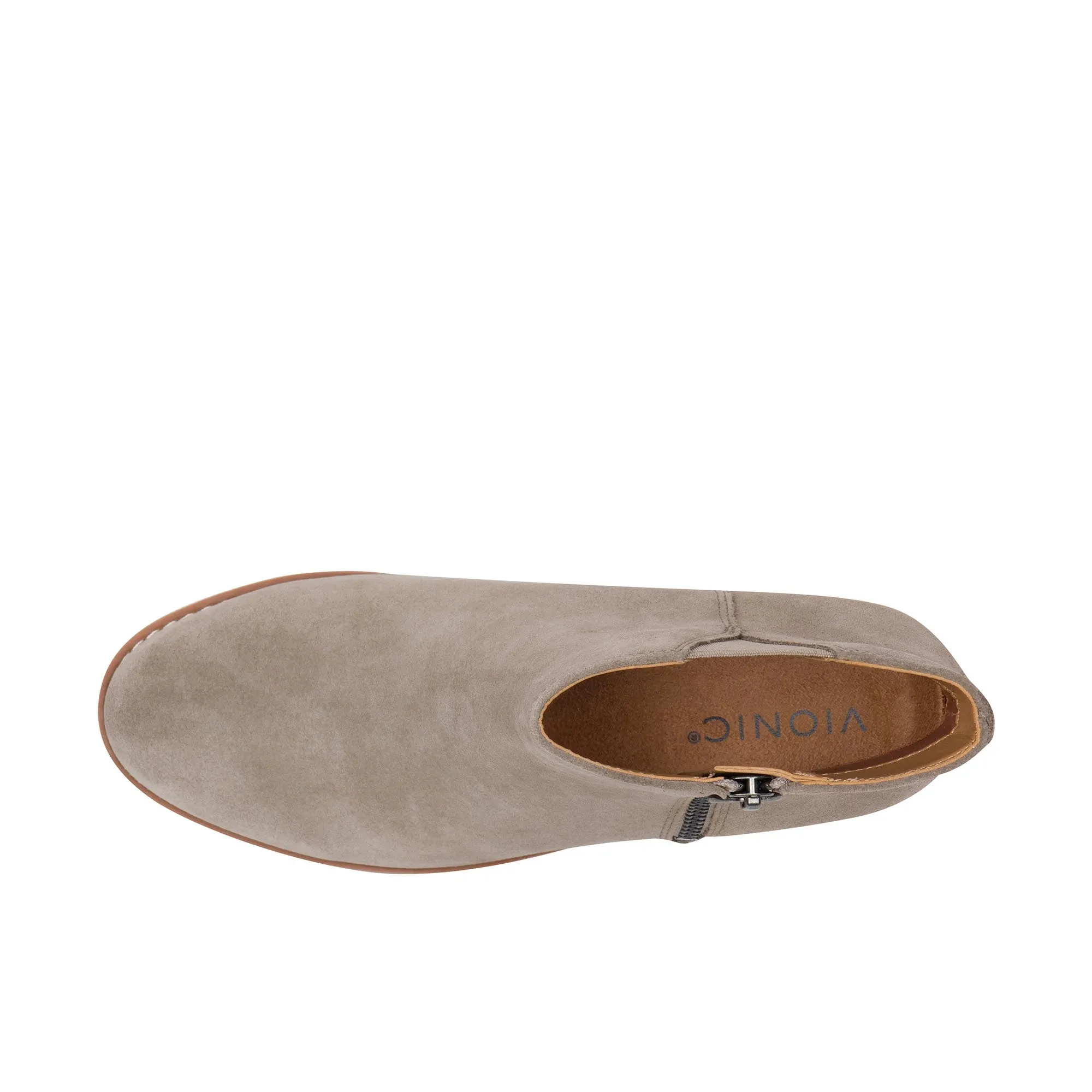 Vionic Womens Hazel Stone Suede