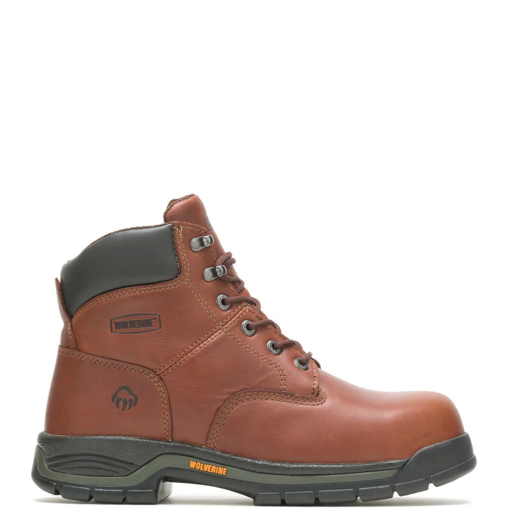 Wolverine Men's Harrison Lace-Up Steel-Toe 6" Work Boot