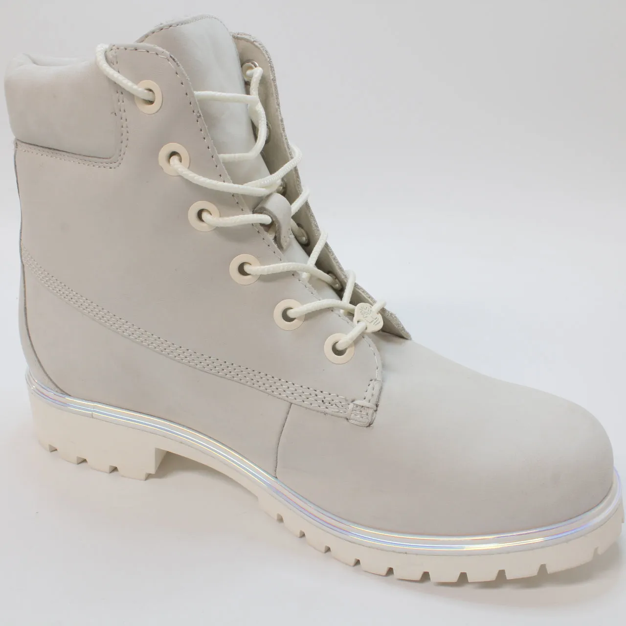 Womens Timberland Lyonsdale Boots Cream Irridescent Uk Size 6