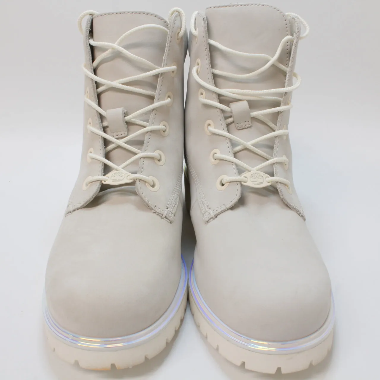 Womens Timberland Lyonsdale Boots Cream Irridescent Uk Size 6