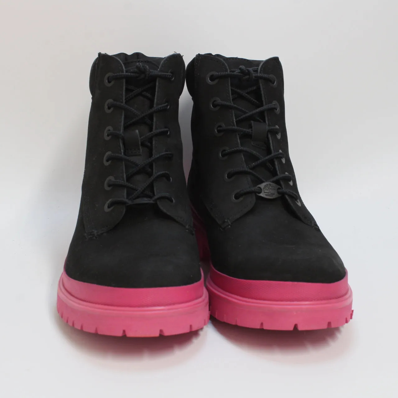 Womens Timberland Lyonsdale Mudguard Black Pink